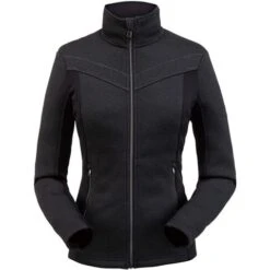 Spyder Encore Full Zip Fleece Jacket - Women's -Ski Series 194068001 encore fz jckt blk