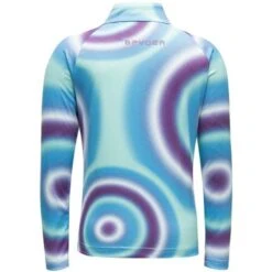 Spyder Reflect Zip T-Neck - Toddler Girl's -Ski Series 196096 spyn bitsy rflt zt magic eyes print v 2
