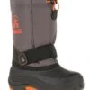 Kamik Rocket Boot - Youth - 2023 Model -Ski Series 20182019kamikrocketbootcharcoalflame 1