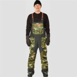 ThirtyTwo Basement Bib - Men's 8 ThirtyTwo Basement Bib - Men's -Ski Series 32S 8130001077 camo 1