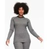 Kari Traa Voss Cashmere Mix Long Sleeve - Women's -Ski Series 623076 dgrey model 1 2223fw