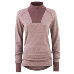 Kari Traa Voss Cashmere Mix Half Zip - Women's 12 Kari Traa Voss Cashmere Mix Half Zip - Women's -Ski Series 623108 taupe product 1 2223fw