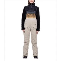 686 Harper Shell Bib - Women's -Ski Series 686 harper putty 2223fw