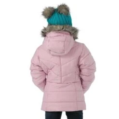 Columbia Katelyn Crest Jacket - Youth -Ski Series FW23 Columbia GirlsKatelynCrestJacket Aura Model3