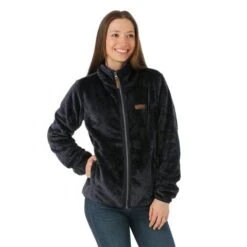 Columbia Fire Side II Sherpa Full Zip - Women's -Ski Series FW23 Columbia WomensFireSideIISherpaFullZip DarkNocturnal Model1