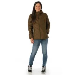 Columbia Heavenly Hooded Jacket - Women's - 2023 Model 22 Columbia Heavenly Hooded Jacket - Women's - 2023 Model -Ski Series FW23 Columbia WomensHeavenlyHoodedJacket OliveGreen Model2