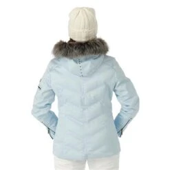 Nils Cervinia Faux Fur Parka - Women's -Ski Series FW23 Nils WomensCerviniaFauxFur IceBlue Model3