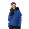 Nils Chamonix Faux Fur Parka - Women's 2 Nils Chamonix Faux Fur Parka - Women's -Ski Series FW23 Nils WomensChamonixFauxFur Sapphire Model1