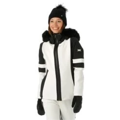 Nils Gstaad Faux Fur Parka - Women's -Ski Series FW23 Nils WomensGstaadFauxFur White Model1