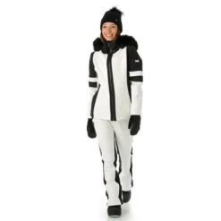 Nils Gstaad Faux Fur Parka - Women's -Ski Series FW23 Nils WomensGstaadFauxFur White Model2
