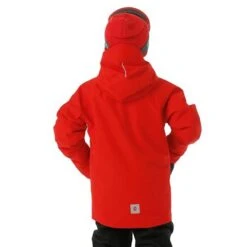 Reima Tieten Reimatec Jacket - Youth 13 Reima Tieten Reimatec Jacket - Youth -Ski Series FW23 Reima KidsTietenReimatecJacket TomatoRed Model3