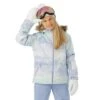 Roxy American Pie SE Girl Jacket - Girl's -Ski Series FW23 Roxy GirlsAmericanPieSEJacket FairAquaSeousRg Model1