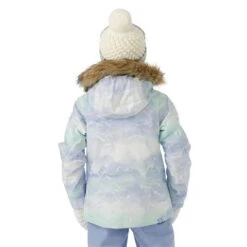 Roxy American Pie SE Girl Jacket - Girl's 9 Roxy American Pie SE Girl Jacket - Girl's -Ski Series FW23 Roxy GirlsAmericanPieSEJacket FairAquaSeousRg Model3
