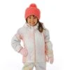 Roxy Snowy Tale Jacket - Girl's -Ski Series FW23 Roxy ToddlerGirlsSnowyTaleJacket BrightWhiteSplash Model1