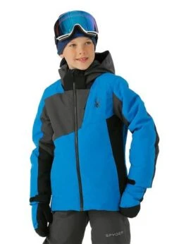 Spyder Ambush Jacket - Boy's 37 Spyder Ambush Jacket - Boy's -Ski Series FW23 Spyder BoysAmbushJacket Collegiate Model1