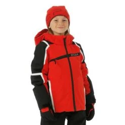 Spyder Challenger Jacket - Boy's 11 Spyder Challenger Jacket - Boy's -Ski Series FW23 Spyder BoysChallengerJacket Volcano Model1