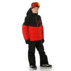 Spyder Impulse Synthetic Down Jacket - Boy's -Ski Series FW23 Spyder BoysImpulseSyntheticDownJacket Volcano Model21