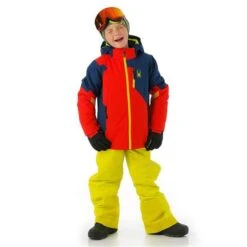 Spyder Leader Jacket - Boy's -Ski Series FW23 Spyder BoysLeaderJacket VolcanoAbyss Model2