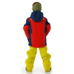 Spyder Leader Jacket - Boy's -Ski Series FW23 Spyder BoysLeaderJacket VolcanoAbyss Model4