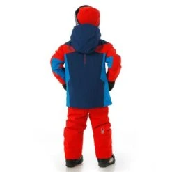 Spyder Mini Leader Jacket - Boy's 13 Spyder Mini Leader Jacket - Boy's -Ski Series FW23 Spyder BoysMiniLeaderJacket Abyss Model3
