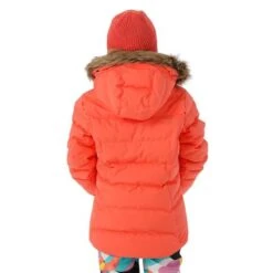 Spyder Zadie Synthetic Down Jacket - Girl's -Ski Series FW23 Spyder GirlsAtlasSyntheticDownJacket Tropic Model3