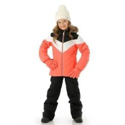 Spyder Lola Jacket - Girl's 38 Spyder Lola Jacket - Girl's -Ski Series FW23 Spyder GirlsLolaJacket Tropic Model2