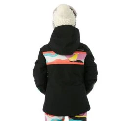 Spyder Mila Jacket - Girl's -Ski Series FW23 Spyder GirlsMilaJacket Black Model3