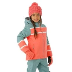Spyder Mila Jacket - Girl's -Ski Series FW23 Spyder GirlsMilaJacket Tropic Model1