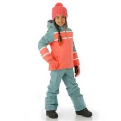 Spyder Mila Jacket - Girl's -Ski Series FW23 Spyder GirlsMilaJacket Tropic Model2