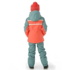 Spyder Mila Jacket - Girl's -Ski Series FW23 Spyder GirlsMilaJacket Tropic Model4