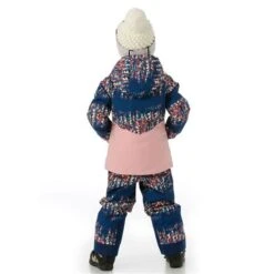 Spyder Conquer Jacket - Toddler Girl's 23 Spyder Conquer Jacket - Toddler Girl's -Ski Series FW23 Spyder ToddlerGirlsConquerJacket NitesGlow Model3