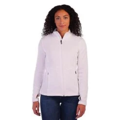 Spyder Soar Fleece Jacket - Women's -Ski Series FW23 Spyder WomensSoarJacket White