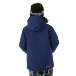 Sunice Reign Jacket - Boy's -Ski Series FW23 Sunice BoysReignJacket DeepBlue Model3