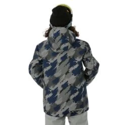 Sunice Reign Jacket - Boy's -Ski Series FW23 Sunice BoysReignJacket SprayPaintPrint Mode3