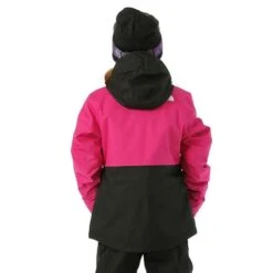 The North Face Freedom Triclimate Jacket - Girl's 22 The North Face Freedom Triclimate Jacket - Girl's -Ski Series FW23 TNF GirlsFreedomTriclimateJacket FuchsiaPink Model4