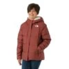 The North Face North Down Fleece-Lined Parka - Girl's -Ski Series FW23 TNF GirlsNorthDownFleeceLinedParka WildGinger Model1
