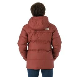 The North Face North Down Fleece-Lined Parka - Girl's -Ski Series FW23 TNF GirlsNorthDownFleeceLinedParka WildGinger Model3