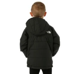 The North Face Reversible Perrito Hooded Jacket - Youth -Ski Series FW23 TNF KidsReversiblePerritoHoodedJacket TNFBlack Model2