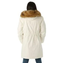 Women The North Face Arctic Parka - NF0A4R2V -Ski Series FW23 TNF WomensArcticParka White Model3