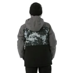 Under Armour Boys Print Mahlon Jacket - Boy's 11 Under Armour Boys Print Mahlon Jacket - Boy's -Ski Series FW23 UnderArmour BoysMahlonPrintedJacket Model4