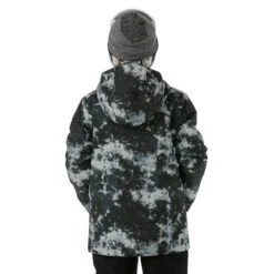 Under Armour Boys Print Steeze Eaze Jacket - Boy's 10 Under Armour Boys Print Steeze Eaze Jacket - Boy's -Ski Series FW23 UnderArmour BoysPrintSteezeEazeJacket Black Model3