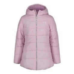 Under Armour Girls Cori Puffer Jacket - Girl's 10 Under Armour Girls Cori Puffer Jacket - Girl's -Ski Series FW23 UnderArmour GirlsCoriPufferJacket PinkFog1