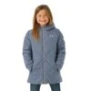 Under Armour Girls Diamond Willow Puffer Jacket - Girl's -Ski Series FW23 UnderArmour GirlsDiamondWillowPufferJacket AuroraPurple Model1