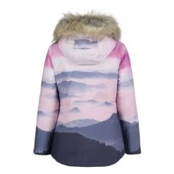 Under Armour Girls Printed Laila Jacket - Girl's -Ski Series FW23 UnderArmour GirlsPrintedLailaJacket AuroraPurple2