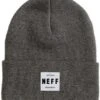 Neff Lawrence-3 Heather Beanie 1 Neff Lawrence-3 Heather Beanie -Ski Series NEF N0A6UHBXX charcoal