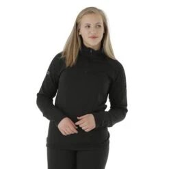 Northern Ridge Polar Stretch Fleece Half Zip - Women's -Ski Series NRR BPP W05 BLK 46339