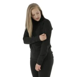 Northern Ridge Polar Stretch Fleece Half Zip - Women's -Ski Series NRR BPP W05 BLK 46360