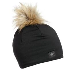 Turtle Fur Comfort Shell Pom Beanie -Ski Series TUR 739019 black