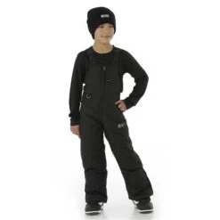 Winter's Edge Avalanche Snow Bib - Kids -Ski Series WTR Y03 BLK 47333 full