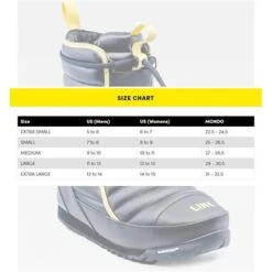 Line Apres Bootie 2.0 -Ski Series apres bootie 2 chart